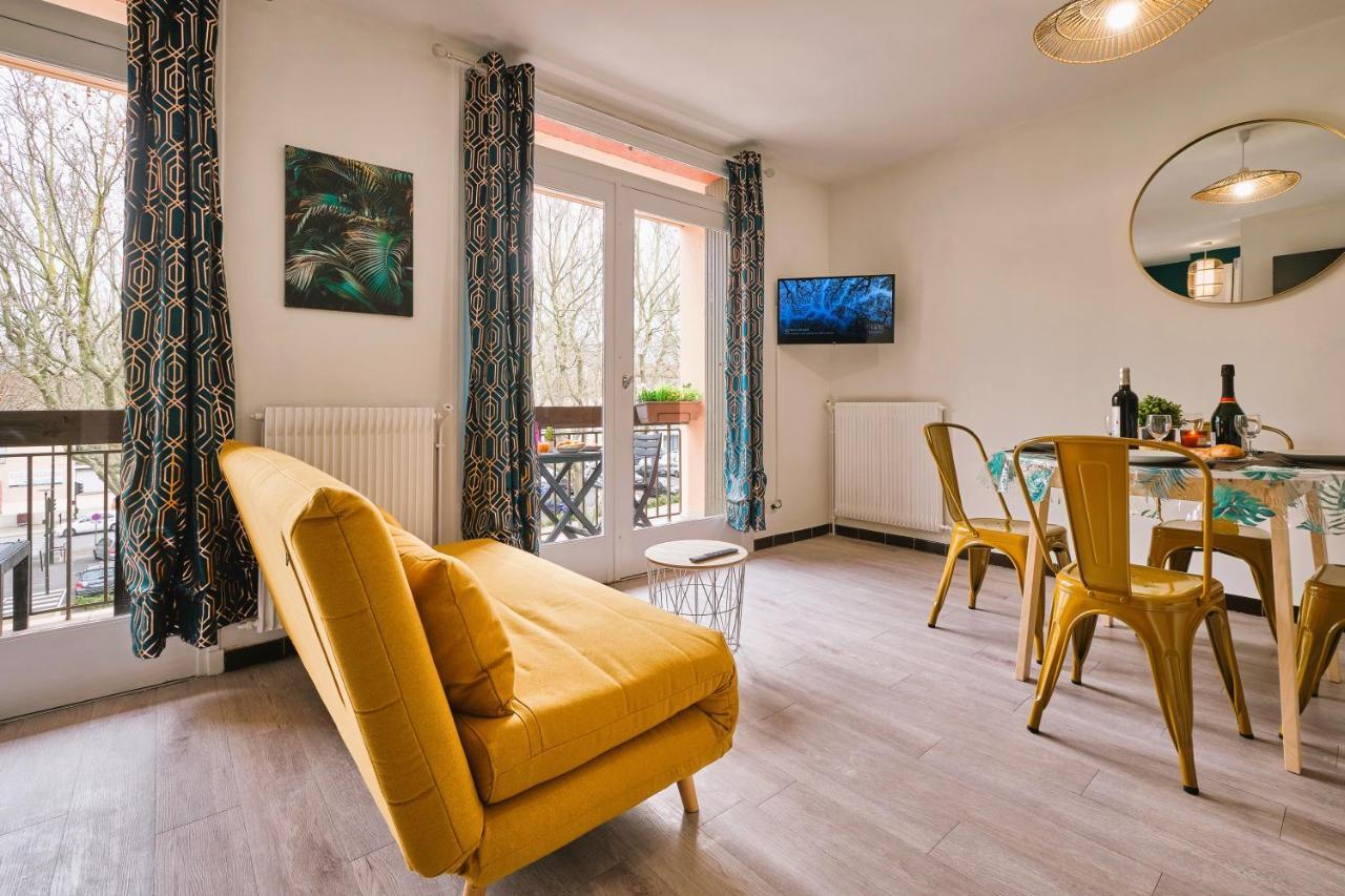 Tout Confort ! Climatisation, Centre-Ville, Parking, Terrasse, Wifi, Netflix Каркассонн Екстер'єр фото