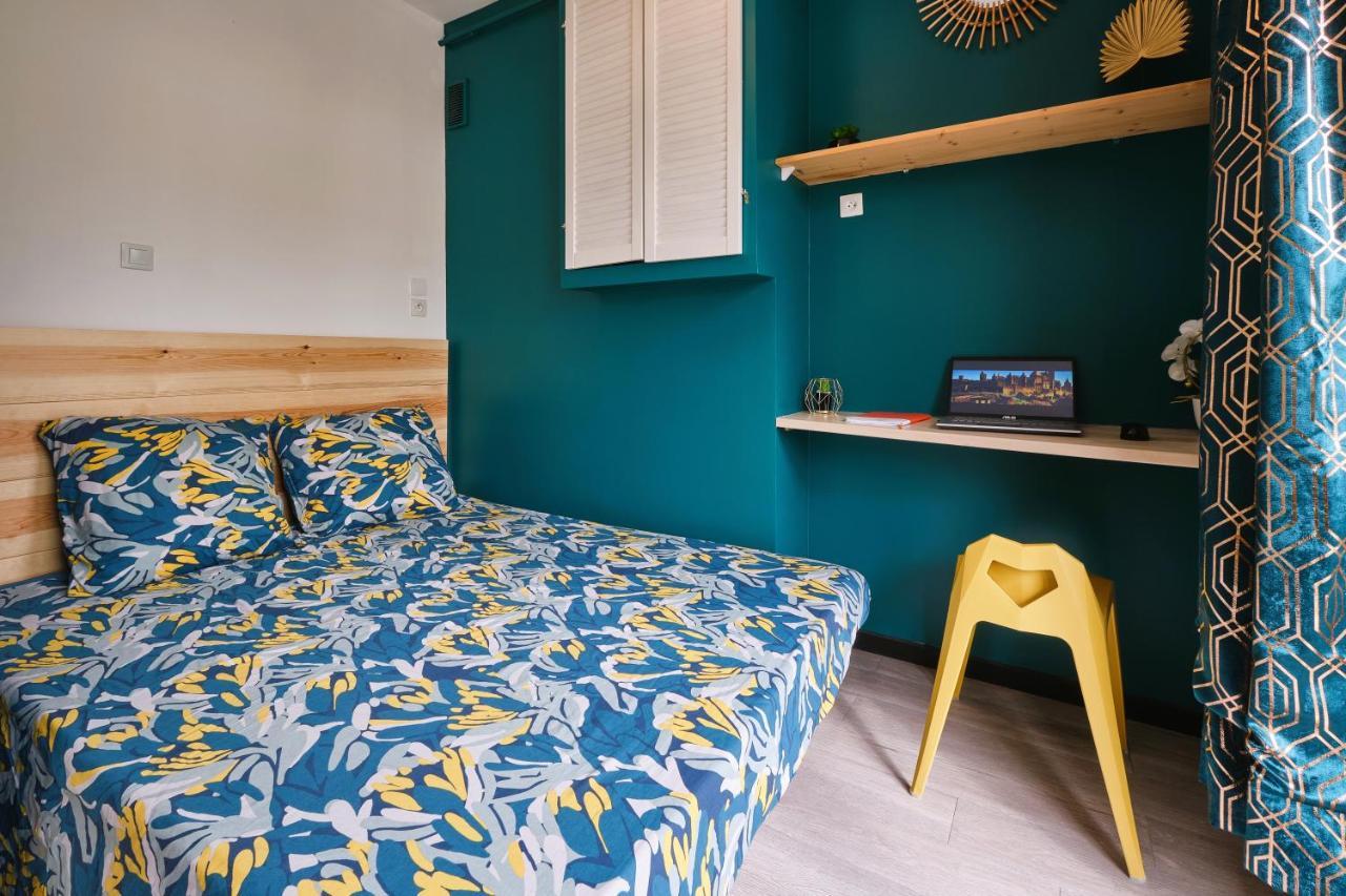 Tout Confort ! Climatisation, Centre-Ville, Parking, Terrasse, Wifi, Netflix Каркассонн Екстер'єр фото